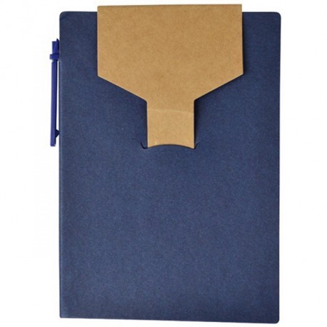 Libreta Tripoli con boligrafo ecologico