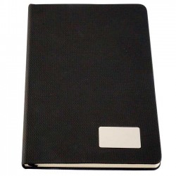 Libreta Quebec con placa metalica