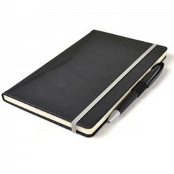 Libreta Brunei con boligrafo
