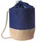 Bolsa bicolor rafia