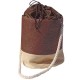 Bolsa bicolor rafia