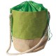 Bolsa bicolor rafia