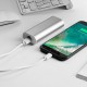 Batería auxiliar para Smartphone color plata
