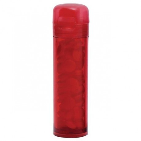 Pastillero cilindrico de plástico