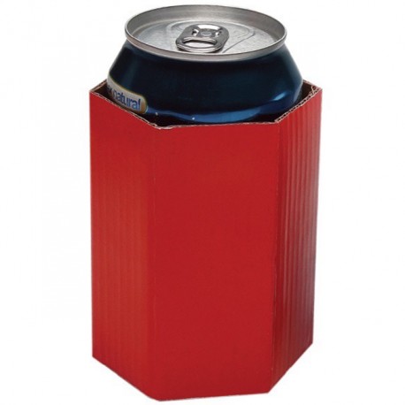 Porta latas de carton