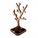 Joyero Arbol de chapa de caoba