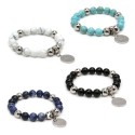 Pulsera Osaka con gemas naturales de color