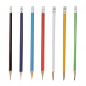 Lápiz de madera del numero 2 en varios colores