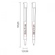 Set Bolígrafo y lapicera 0.5 mm de aluminio