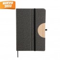 Libreta Paulo de curpiel y bambu