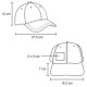 Gorra zizu con velcro ajustable