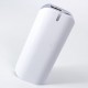 Power bank ovalado con capacidad de 4400 mAh