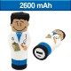 Power bank en forma de doctor capacidad de 2600 mAh