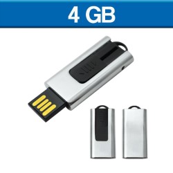 USB slim fit retráctil de 4GB