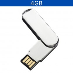 USB giratorio métalico de 4GB