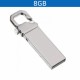 Memoria USB métalica con candado de 8 GB