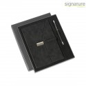 Carpeta de curpiel con libreta de 100 hojas rayadas