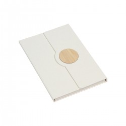 Libreta fabricada en milk paper