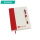 Libreta fabricada en milk paper