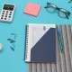 Libreta fabricada con cartones de leche