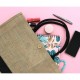 Bolsa bi-tono fabricada en yute