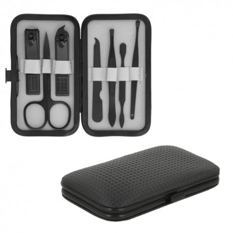 Set de manicure en estuche tipo gamuza