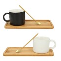 Taza de cerámica con cuchara cap 200 ml