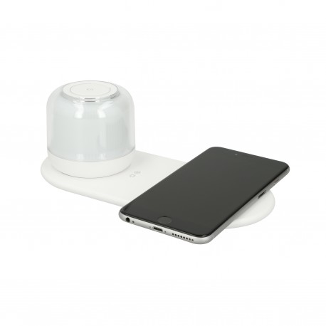 Cargador Wireless con lámpara de luz