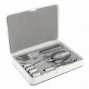 Set de herramientas multifuncionales gris Apolo