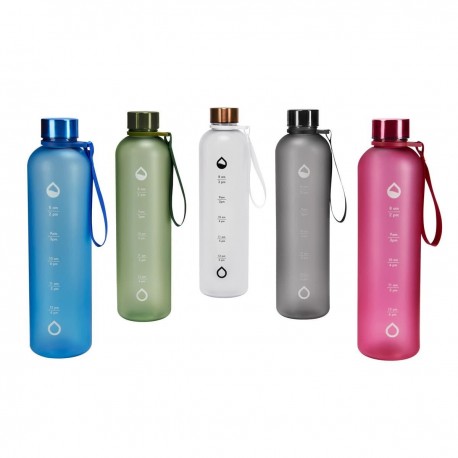 Cilindro de plástico con capacidad de 1 000 ml