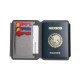 Bonita funda para pasaporte con cierre magnético