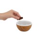 Bonito humidificador de plástico con imitación madera