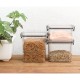 Set de 3 contenedores de plástico para alimentos