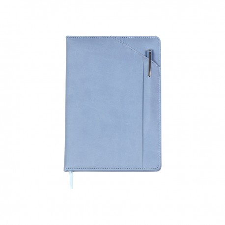 Libreta hecha de poliuretano con bolígrafo de 96 hojas