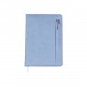 Libreta hecha de poliuretano con bolígrafo de 96 hojas