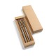 Set ecológico de acero inoxidable reciclado