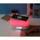 Bocina multifunción de plástico con lámpara LED