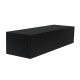 Set de BBQ con utensilios de acero inoxidable y caja color negro