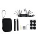 Elegante set de herramientas para bicicleta