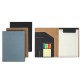 Elegante carpeta con block de notas y 40 hojas de raya