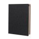 Elegante carpeta con block de notas y 40 hojas de raya