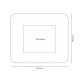 Bonito mouse pad de poliéster con rubber con diseño antiderrapante
