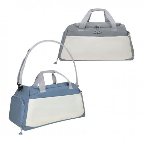 Elegante maleta deportiva de poliéster y bolsillo frontal