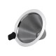 Cafetera de vidrio borosilicato y collar de silicon, cap de 400 ml
