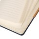 Llamativa libreta con un estilo ejecutivo.