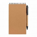 Libreta ecológica con espiral metálico doble