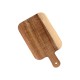 Mini tabla de quesos fabricada de madera