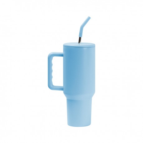 Termo fabricado en acero inoxidable con capacidad de 1200 ml