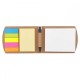 Porta notas con notas adheribles beige y blancas Petrucci
