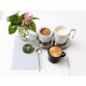 Juego de café con dispensador de crema y azúcar